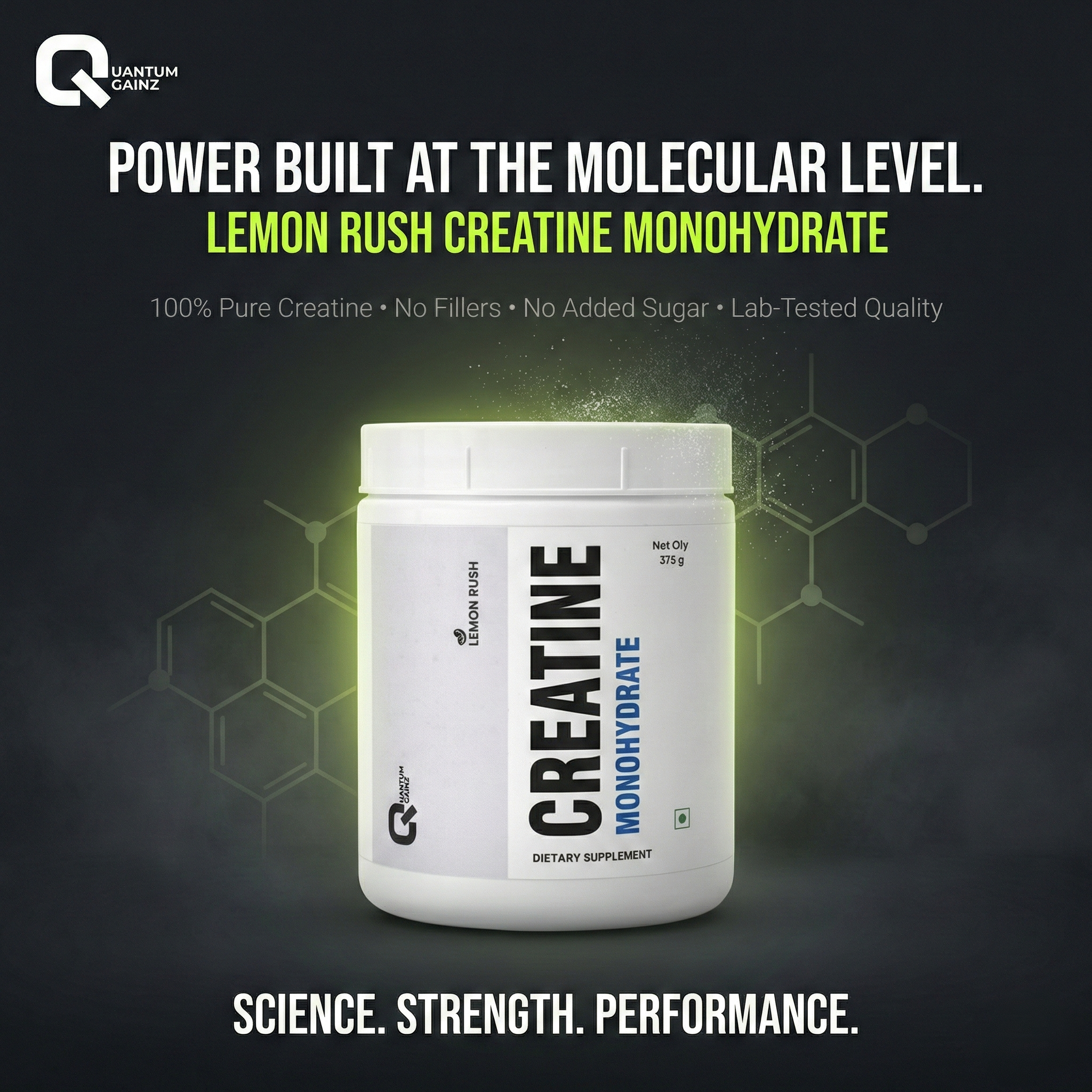Creatine Monohydrate - Lemon Rush